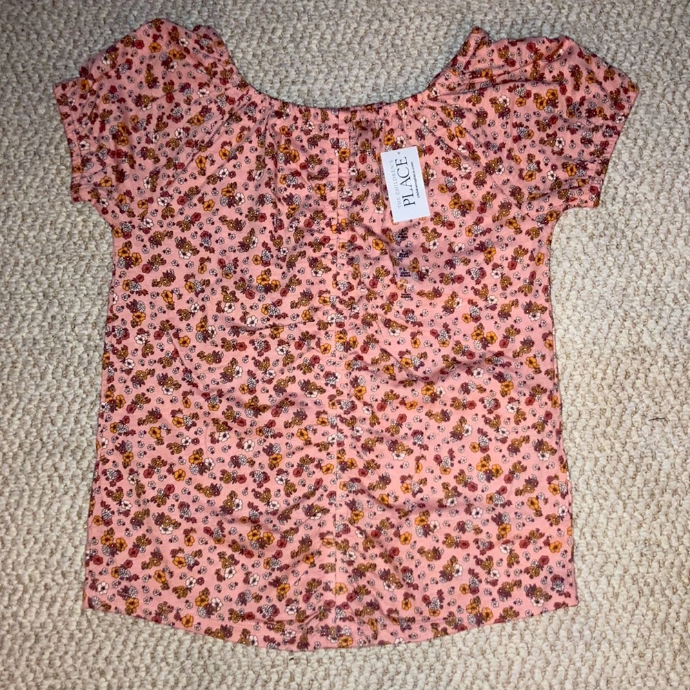 Childrens Place girls flower shirt
